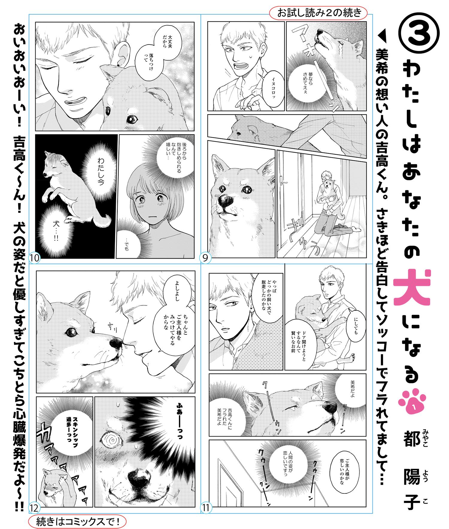 フィール ヤング編集部 明日9 8発売 都陽子さんの新作 わたしはあなたの犬になる は 柴犬に変身しちゃう女の子 のお話 孤高のコミュ障イケメンに片思い中だけど 犬の私にしか優しくなくて フィール ヤング編集部 明日9 8発売 都陽子さんの新作 わたしはあなたの犬になる は 柴犬に変身しちゃう女の子 のお話 孤高のコミュ障イケメンに片思い中だけど 犬の私にしか優しくなくて
