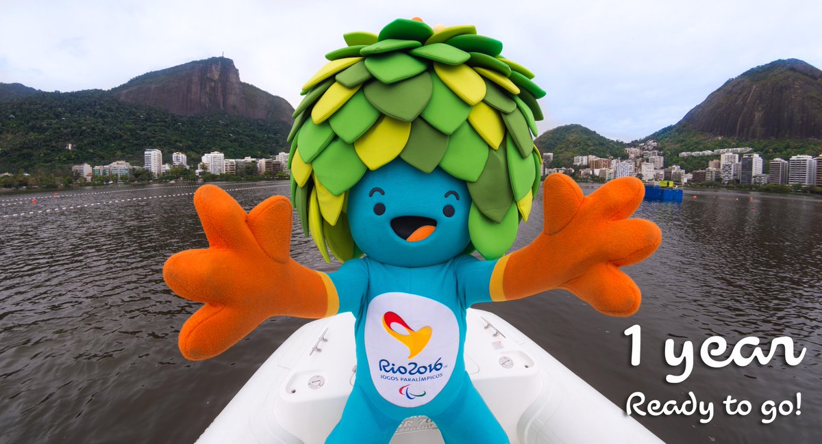 #1YearToGo #Falta1Ano until the #Rio2016 <a href="/Paralympic/">Non-active account</a> Games!