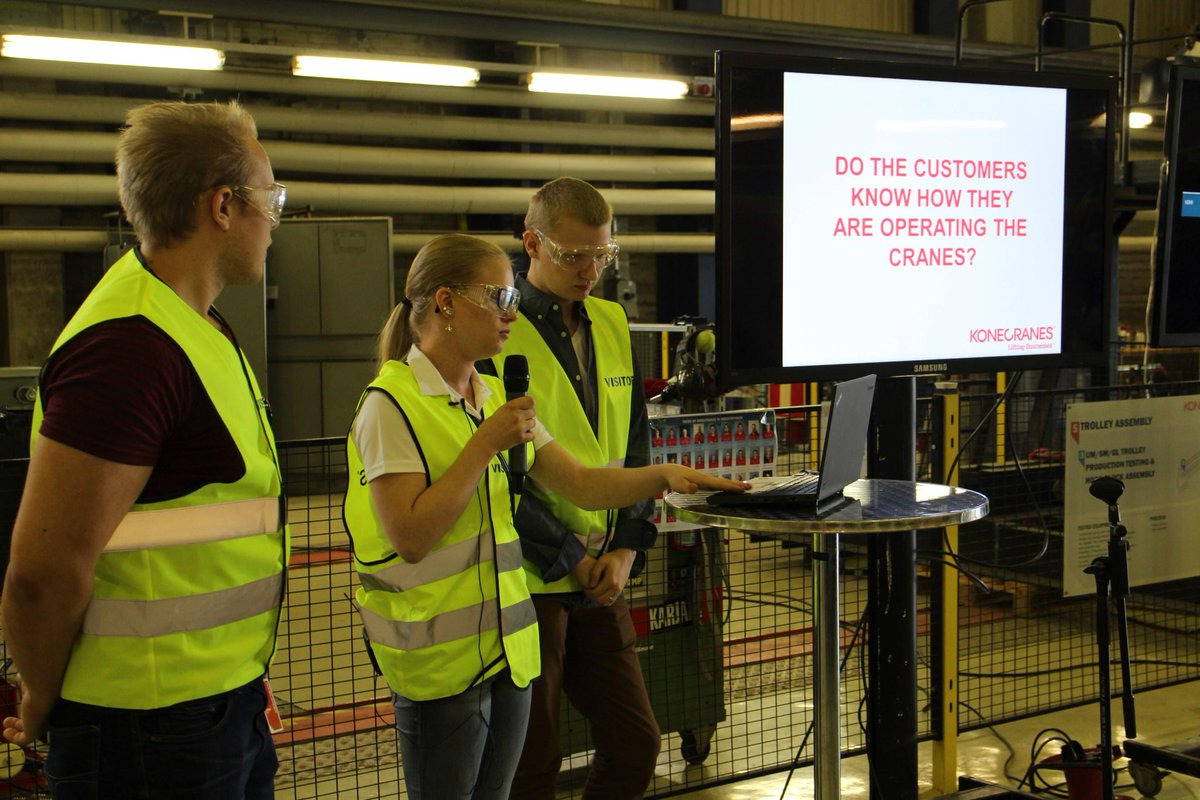 Konecranes's tweet photo. In Photos: Day 3 of #IndustryHack. Demo Time! #hackthemaintenance (photos by Mika Virta) http://t.co/r1bU9FZMY5