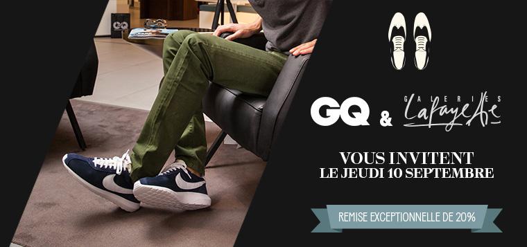 Soirée GQ x @galerieslafayette : 20% de remise sur une sélection de chaussures gq-mag.fr/1Q8p9l0