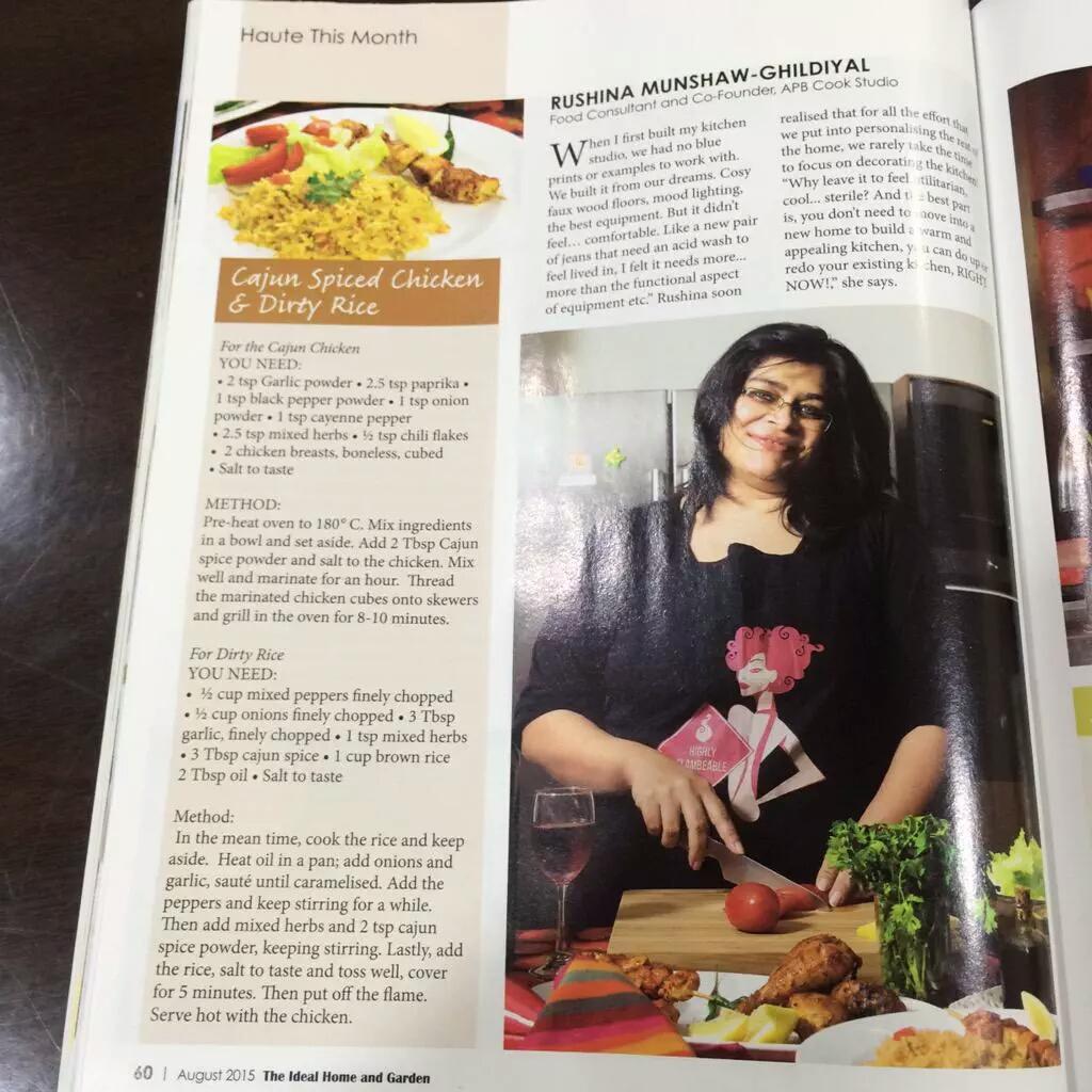 RushinaMG's tweet image. #Unchef among chefs 😁! in @idealhomeIndia w @ranveerbrar @TheVikasKhanna @SanjeevKapoor @SaranshGoila @APBCookStudio