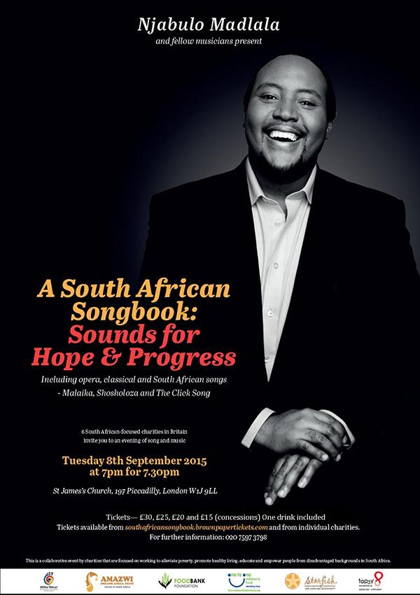 FoodBankSA_UK's tweet photo. Njabulo Madlala @Njabza @ St James Piccadilly London 8 Sept 19:30 South African Songbook RT
http://t.co/1MLgDT0qhL http://t.co/Iz3u1dFxuF