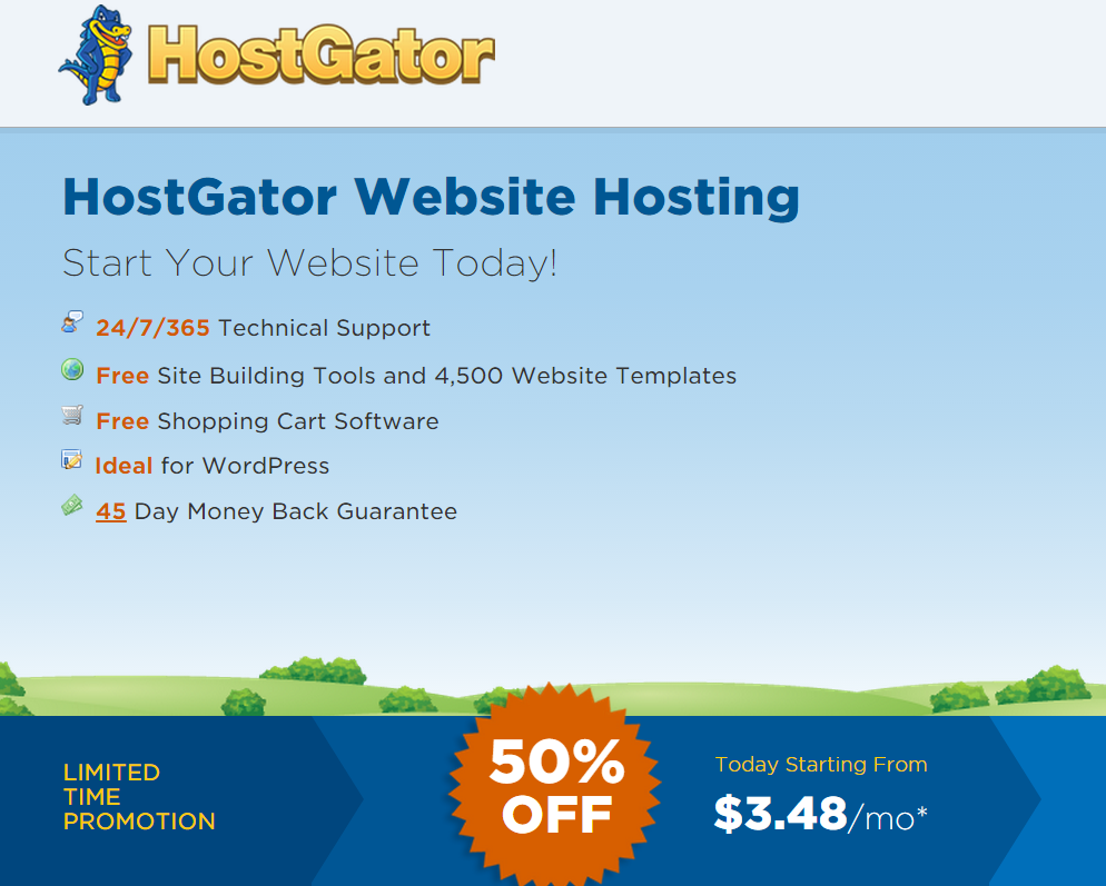 StatRank's tweet photo. 50% OFF HostGator Web Hosting Packages (Limited Time Promotion)
Coupon Code: HOSTSAVER30
http://t.co/sO6jRMmtJR http://t.co/QsSrCXwcwJ