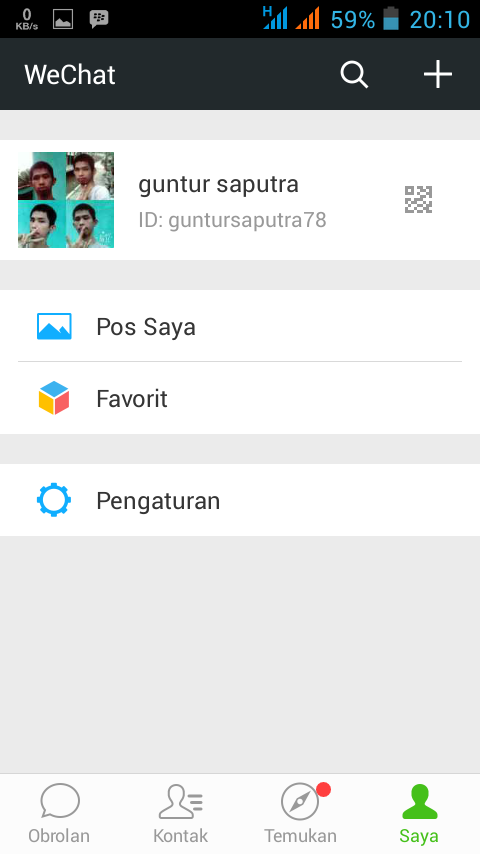 Wechat id- guntursaputra78.