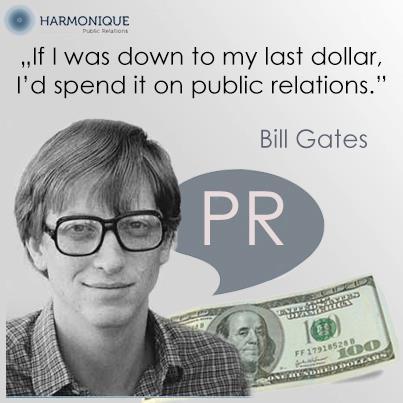 gunjan98252117's tweet image. #BilGates on #PR. #PRWisdom