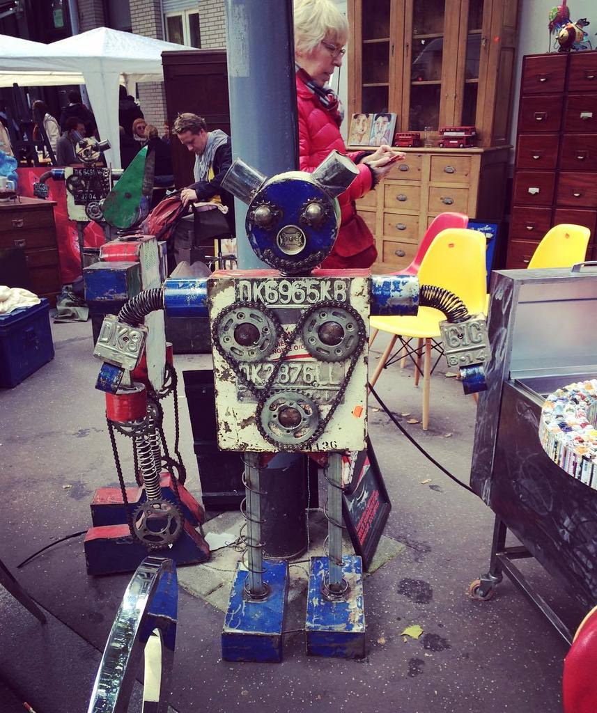 Otherbots's tweet image. Hugolin le robot malin ! #robot #bearrobot #art by nicolas_joubert