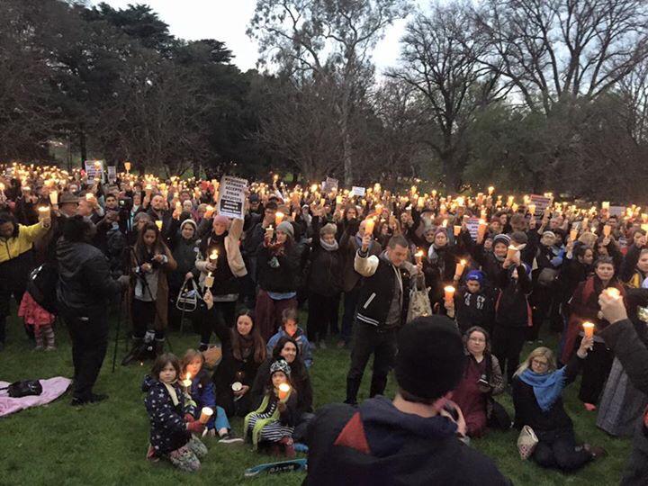 MarchAustralia's tweet photo. #LightTheDark #Melbourne. Photo credit: Andrea G #forAylan http://t.co/e3FxshjLXb