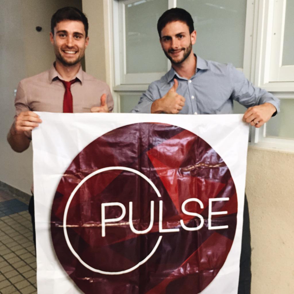PULSEYHKCC's tweet photo. Ending the Monday with the #pulsetastic Mr. Beedham & Mr. Rodriguez! β¨ππ» http://t.co/FwklEHIDZV