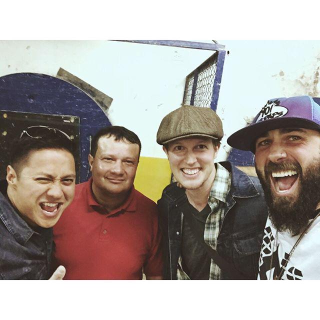 AnywhereButF's tweet photo. We convinced our cab driver in #Bogotá to play a game of Tejo with us! Thanks Jaier for showing us how it's done! F… http://t.co/Go4eywCSsP