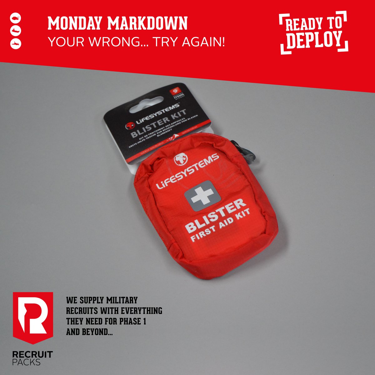 RecruitPacks's tweet photo. What have we dropped in price today? Click:http://t.co/vzQYTlStFt #markdownmonday #recruitpacks http://t.co/JDn4Z4xyvQ