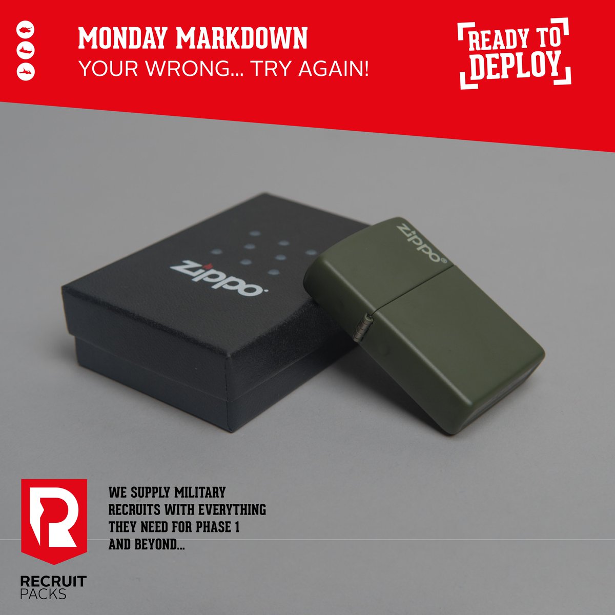 RecruitPacks's tweet photo. What have we dropped in price today? Click:http://t.co/vzQYTlStFt #markdownmonday #recruitpacks http://t.co/JDn4Z4xyvQ