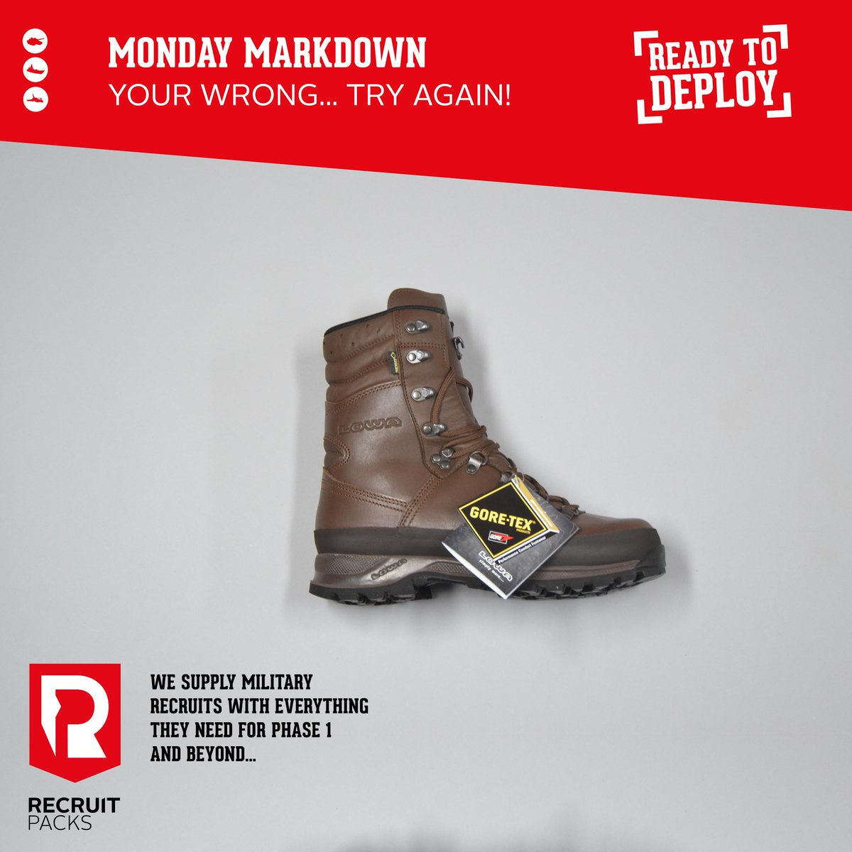RecruitPacks's tweet photo. What have we dropped in price today? Click:http://t.co/vzQYTlStFt #markdownmonday #recruitpacks http://t.co/JDn4Z4xyvQ