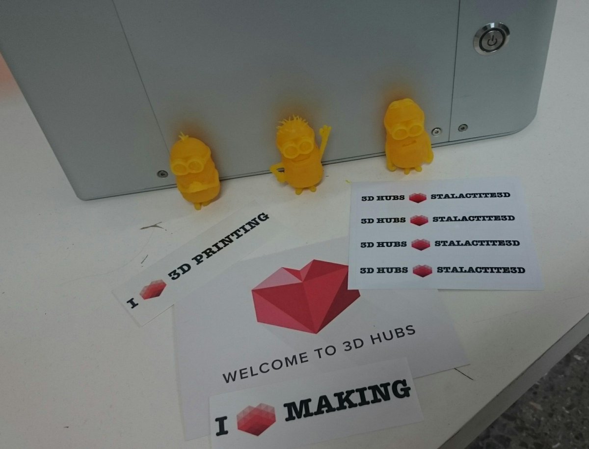 Stalactite3d's tweet photo. Thank you @3DHubs for the lovely stickers! We love #3Dprinting! We love #Making! @Stalactite3D love @3DHubs! http://t.co/7H5QixnsPC
