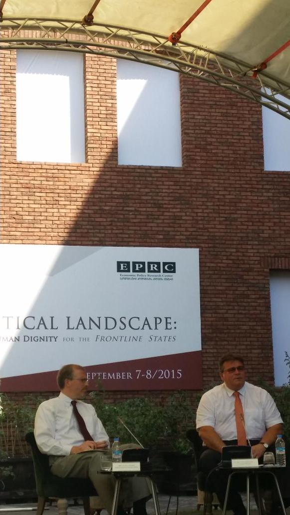 ZygisPavilionis's tweet photo. . @LinkeviciusL in Tbilisi:we have 2create #energy union,LNG should reach Georgia @LTshale @LNGALLIES @SimonasSatunas http://t.co/N3VPXnOD8b