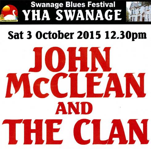 Bring dancing shoes on Saturday 3rd October! We've got John McClean &amp; The Clan playing at 12:30pm. #music #blues