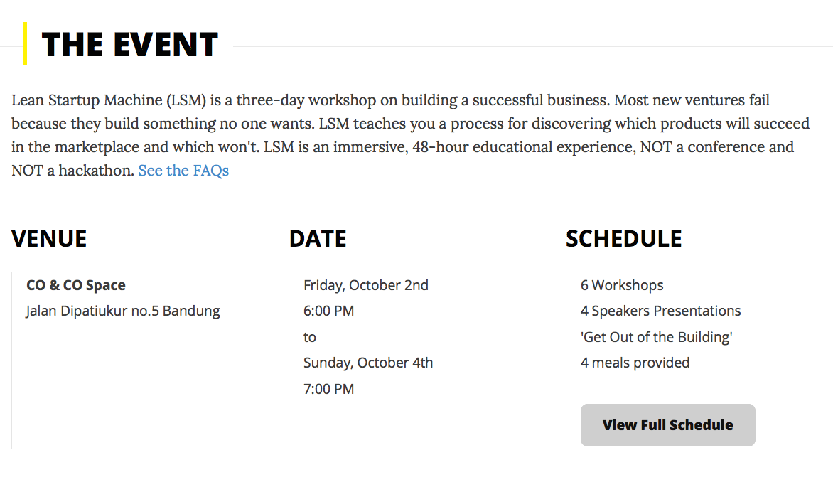 Lean_ID's tweet photo. Bandung, tickets are up for grab! Get yours today, seats are limited. #leanbdg http://t.co/VkpMmpflEF