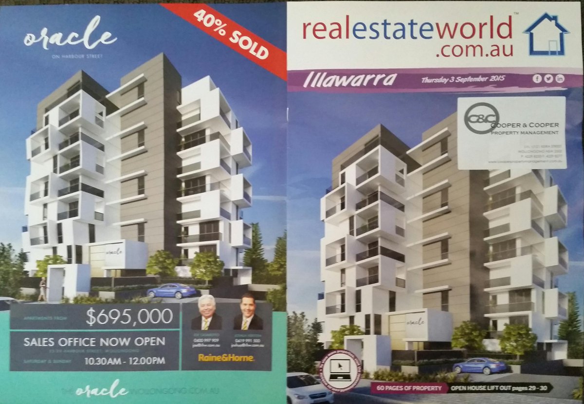 EvesViz's tweet photo. Recent project on the front &amp; back cover of the Real Estate World Illawarra magazine.
#Wollongong #3D #realestate http://t.co/tyjSY4KuVZ