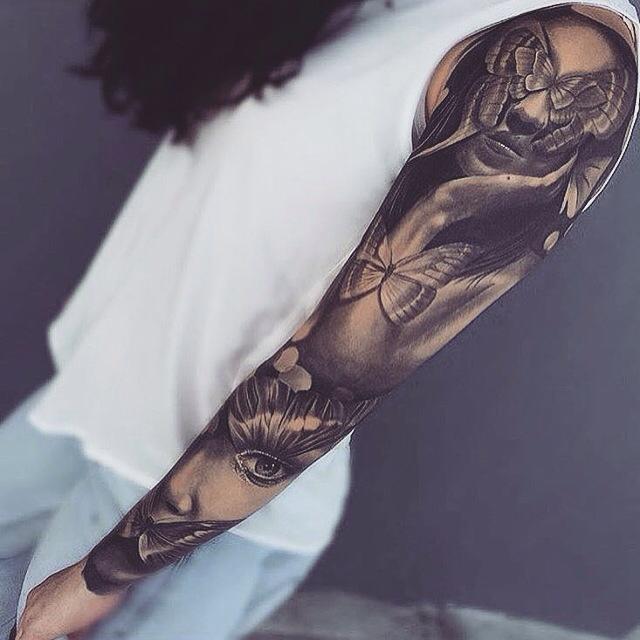 Amazing_Tats_'s tweet photo. incredible sleeve😍💉 http://t.co/US14b139kt