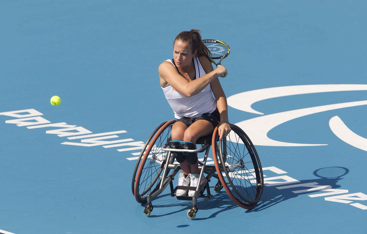 ITFWheelchair's tweet photo. Today marks #1yeartogo to @Rio2016 @Paralympic Games. World class #wheelchairtennis. http://t.co/opGvOrbgW7