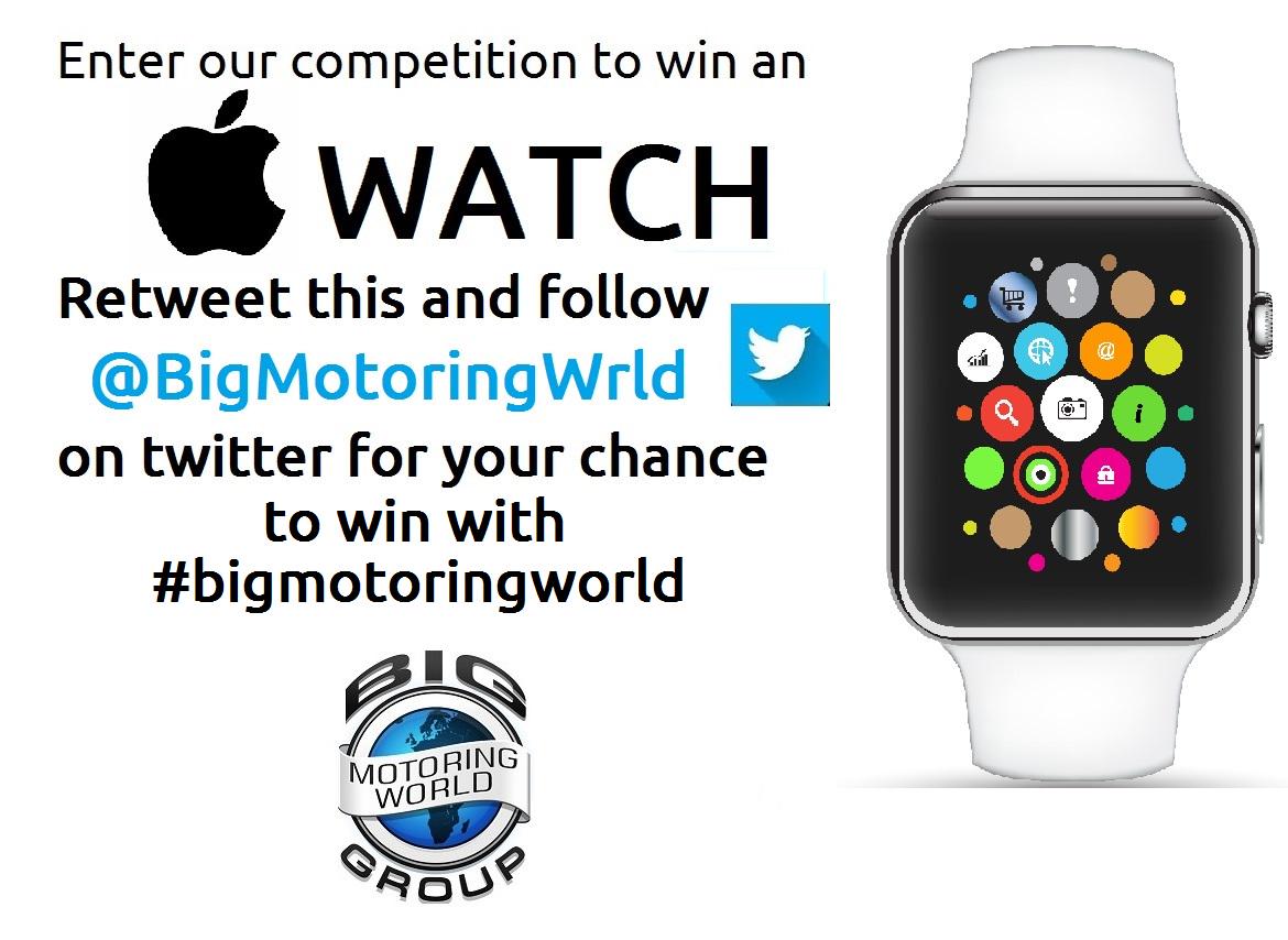 BigMotoringWrld's tweet photo. WIN AN APPLE WATCH with Big Motoring World in celebration of the planned expansion! http://t.co/Bme7ykMi8x http://t.co/MEXcf2t77p
