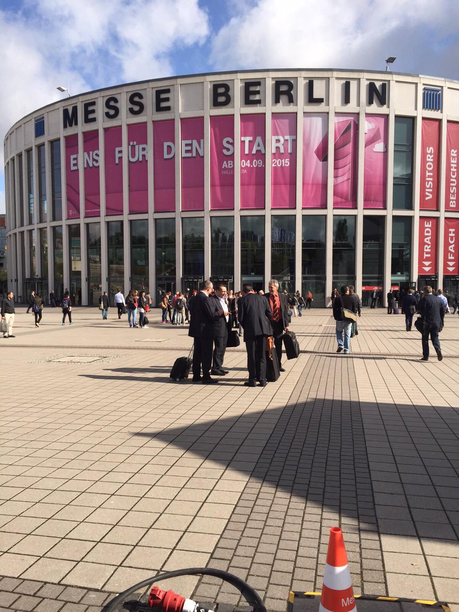 EUF's Nicola Quilter is at the IFA Berlin Contact us for a meeting to discuss flexible freight services #IFA #Berlin