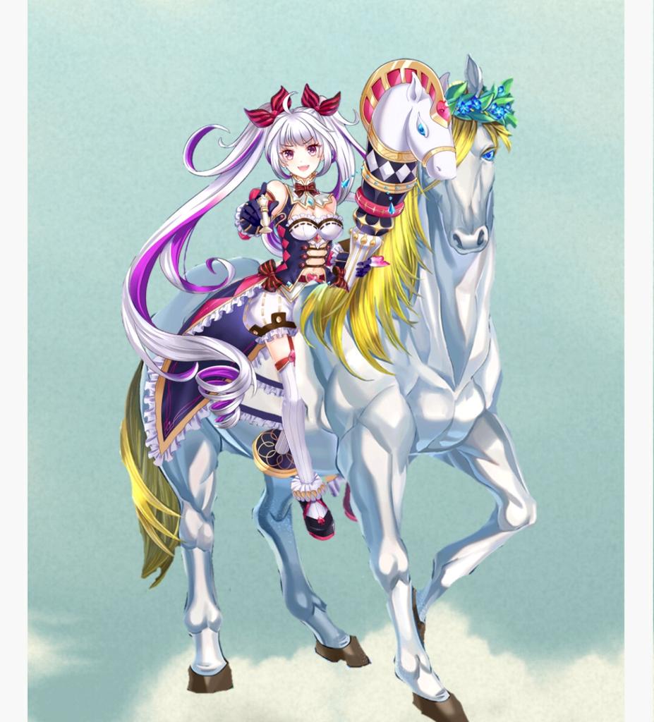 Worldline1434's tweet photo. ナイトが好きすぎて、ナイトになっちゃったキャロちゃん。#白猫クソコラグランプリ http://t.co/tOViIXXMch