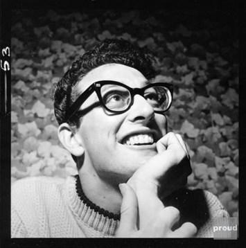 Happy Birthday, Buddy Holly! 
Image by Bill Francis. More info here:  