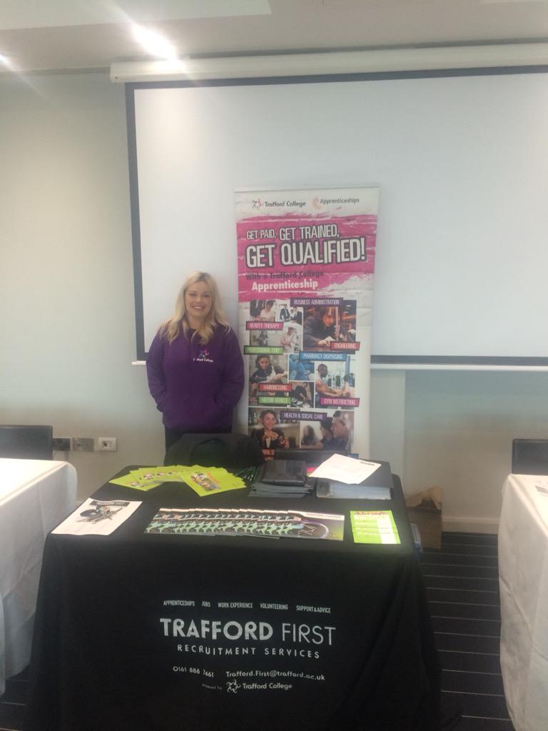 Come and meet @TraffordCollege #Apprenticeships <a href="/hotelfootballuk/">Hotel Football</a> 12-8pm <a href="/JoanScott_/">勼欢孤欢</a>