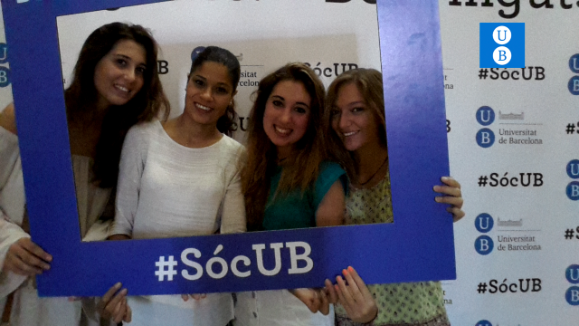 UniBarcelona's tweet photo. Benvinguts! #SócUB. http://t.co/zbHhLfYSvY