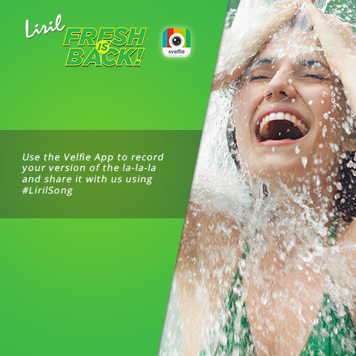 Liril_India's tweet photo. Get ready to record your #LirilSong &amp; come alive with Liril freshness! #Velfie http://t.co/1kTMzXcNbP