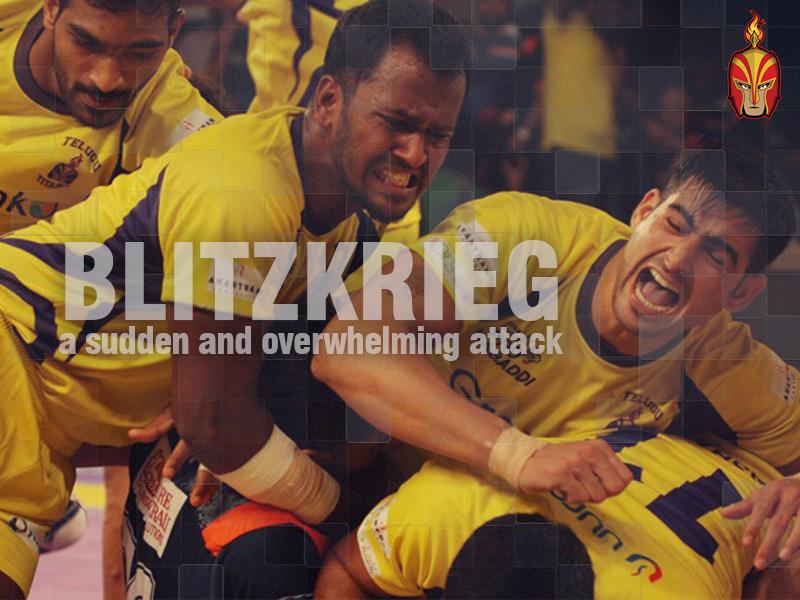 Telugu_Titans's tweet image. B is for Blitzkrieg because you won't see it coming when the Titans decide to bring you down.
#ABCofAwesome