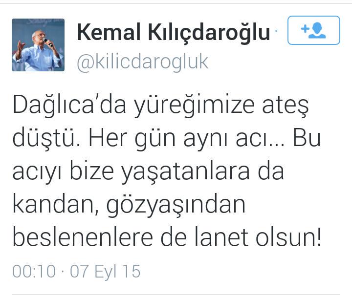 hakikatli_hoca's tweet photo. Bakın şu 2 twite; birinde PKK kastediliyormuş gibi yapıp iktidara çakma, diğerinde asker yerine teröriste ağıt var http://t.co/z9sNw2GIz8