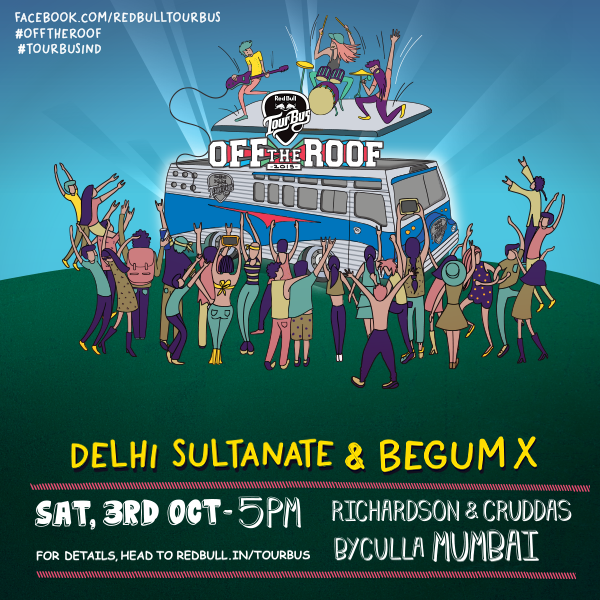 redbullindia's tweet photo. Fans, thanks for giving us our first reveal! @delhisultanate and @BegumXOfficial are in to take us #OffTheRoof! http://t.co/WGChwsMxJL