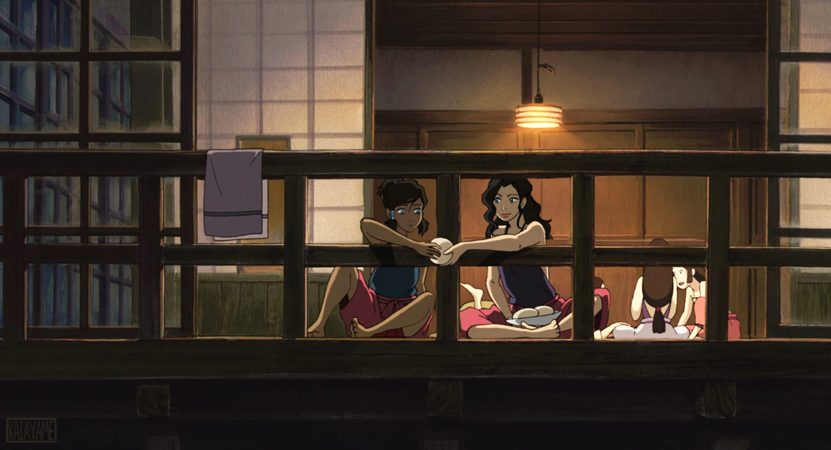 kvrapikat's tweet photo. Legend of Korra and Spirited Away crossover (2/3) #Septbender
IT MAKES ME SO HAPPY AND JUST IMAGINE THIS HAPPENING. http://t.co/8Kb44DEV94
