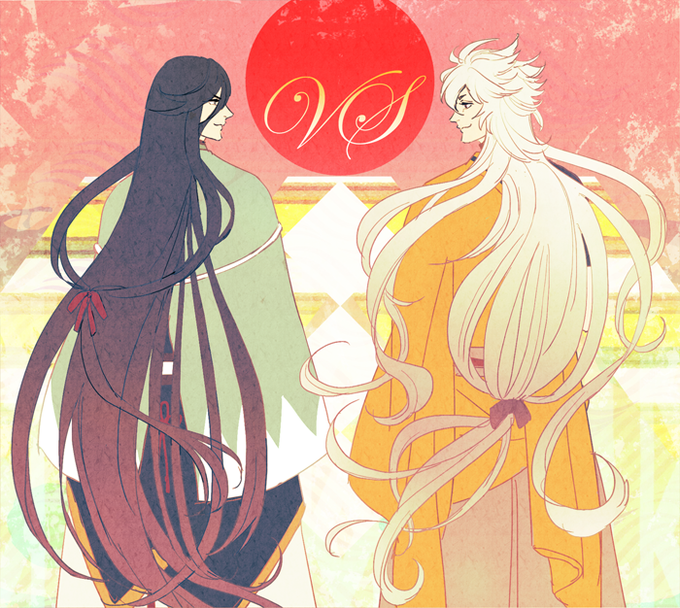 白髪ロングのtwitterイラスト検索結果