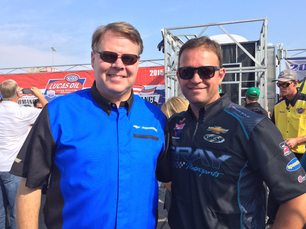 Hey Jim Campbell and all the folks at <a href="/ChevroletPerf/">Chevrolet Performance</a>, can't thank you enough. We appreciate you! #ChevroletPerfUSNats