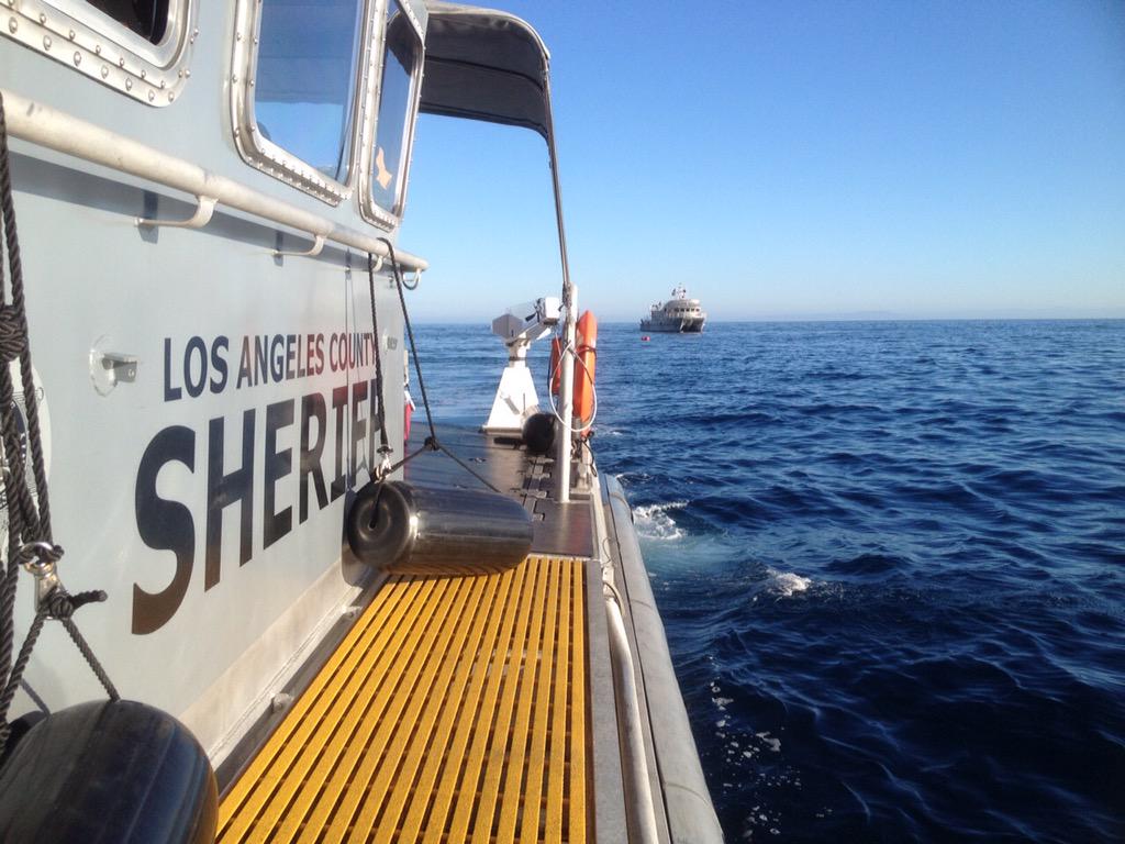 SEBLASD's tweet image. #LASD SEB using Remote Operated Underwater Vehicle searching for missing Catalina boater w/Port PD &amp;amp; @USCGLosAngeles