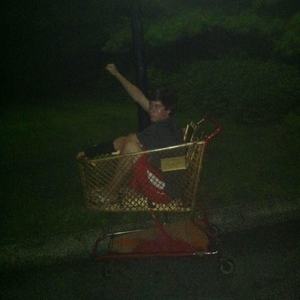 fender_BRENder's tweet photo. Just waiting till you get healthy so we can have more crazy nights with our custom shopping cart hot rods #spankytime http://t.co/N8WfUTGreM