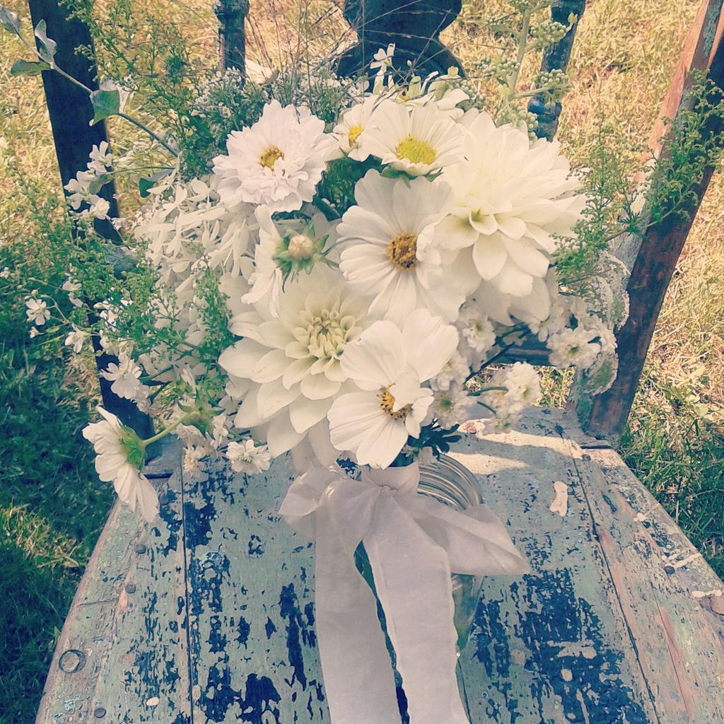 Bridesmaid bouquets for a beautiful Prince Edward County wedding.
