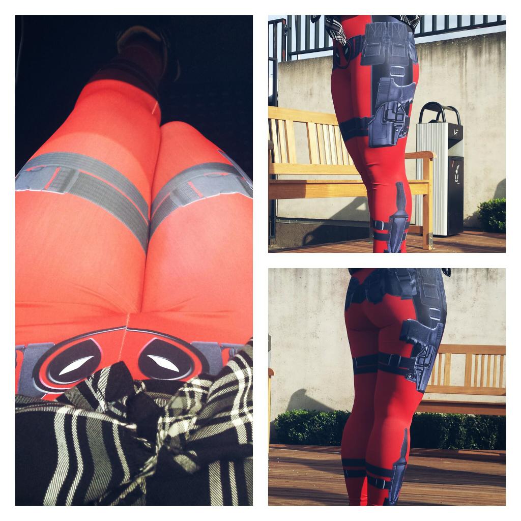 zogeebear's tweet photo. #Deadpool # leggings #facecrotch http://t.co/YlVaTCwMNp