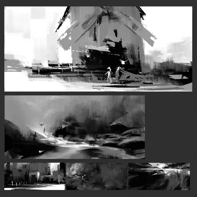 Some of these are inspired by Tibor Nagy, he's the boss! #apaintingeveryday 