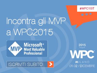 OverNetE's tweet image. Gli #MVP Most Valuable Professional #Microsoft a WPC2015.it 1/2-12 #Milano Iscriviti! #wpc15it #mvpbuzz