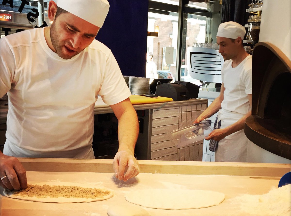 babajipidesalon's tweet photo. There are many stages to creating a #perfectpide. The dough is prepared before being cared for in the #woodfireoven. http://t.co/O0e3YgywUY