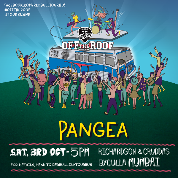 pangeaindia's tweet photo. Homecoming for us at the @inredbull tour bus #OffTheRoof. 3rd October in Mumbai. Cannot wait!!! :) http://t.co/IrPM19iUdg