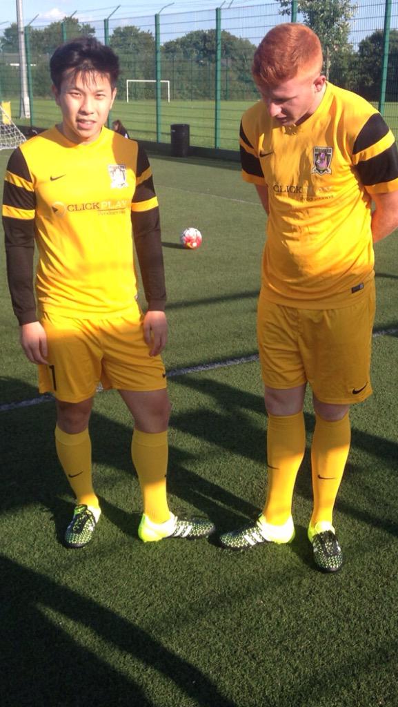 FCWormWood's tweet image. @Daniel_Trinh &amp;amp; @charliebarnes7 modelling their new @adidasfootball boots! You know real #MUSTARDWORMS