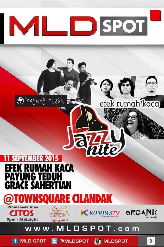 Jakarta
Jumat 11sept 2015 Payung Teduh <a href="/efekrumahkaca/">efekrumahkaca</a> <a href="/gracesahertian/">Grace Sahertian</a> di <a href="/JazzyNiteCitos/">JazzyNiteCitos</a> Cilandak Townsquare