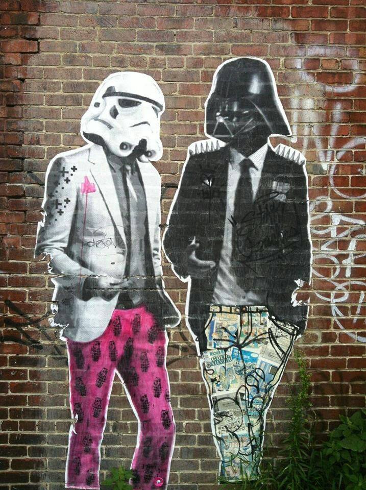 artprice.com sélection : #StreetArt : Les Daft Punk à la sauce #StarWars