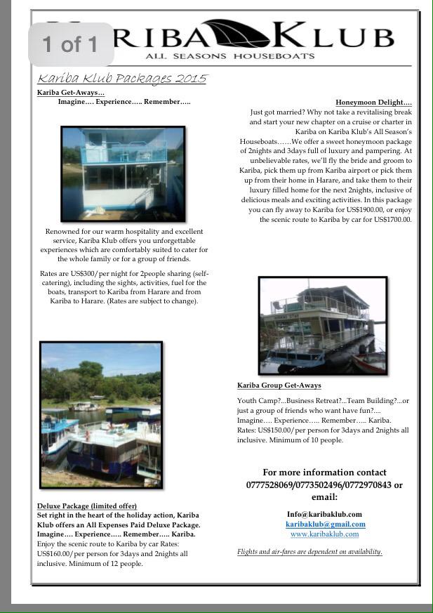 kariba_klub's tweet photo. #karibaklub holiday specials
Don't be left behind 😉 http://t.co/hEbbQFCETu