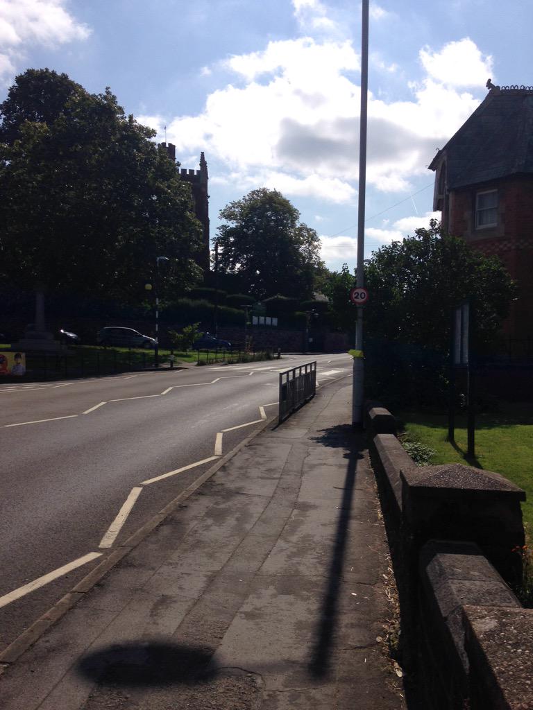 Nice day for a leafleting session in #Alphington with our team