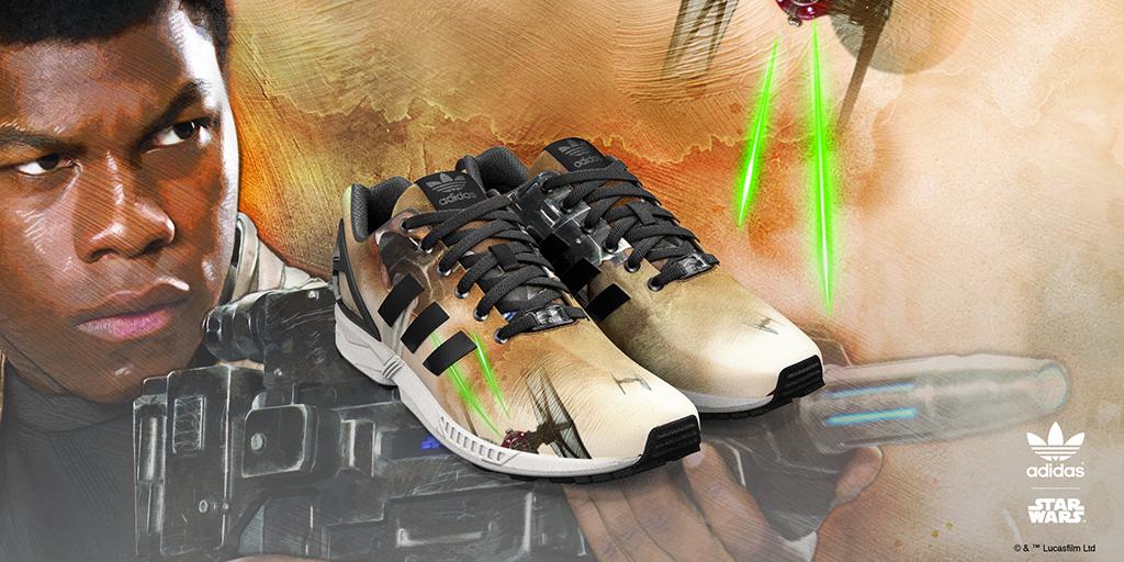 adidasoriginals's tweet photo. The new graphic library in our #miZXFLUX app includes unseen imagery from ‘STAR WARS: The Force Awakens’ http://t.co/X6DbZU0HA8